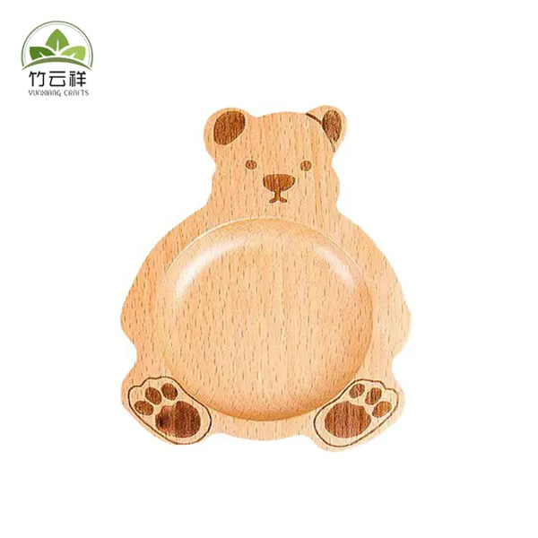 Wooden Bear Plate